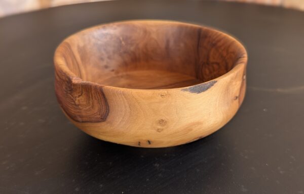 Olive wood bowl