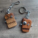 robot keychains