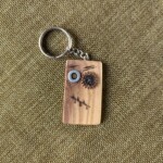 handmade wooden keychains